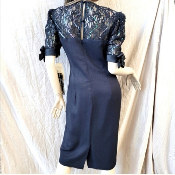 Lot 4 Vintage Dresses 2 NWT Wholesale Designer Dead Stock Handmade 80s 90s - Picture 15 of 16